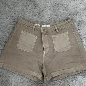 Mango Tan Women's Cargo Shorts